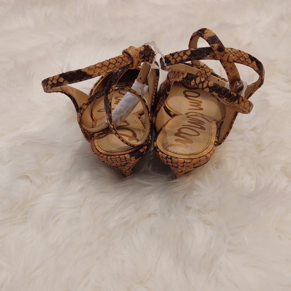 Sam Edelman Devry Snake Print Slingback heels - Picture 4 of 7